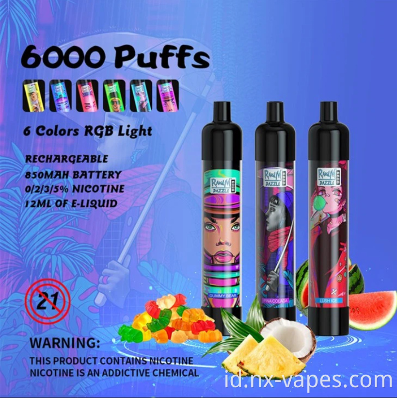 Fumot RandM dazzle 6000 3